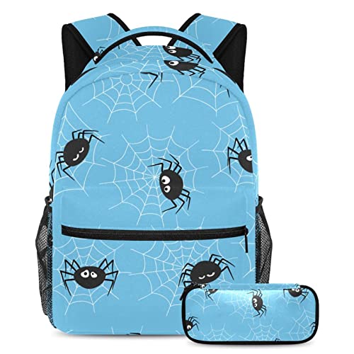 Sac à dos de voyage Leisure Campus toile d'araignée avec étui à stylos et porte-bouteille