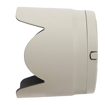 Camera Lens Hood, Lens Hood with Light Weight ABS White Lens