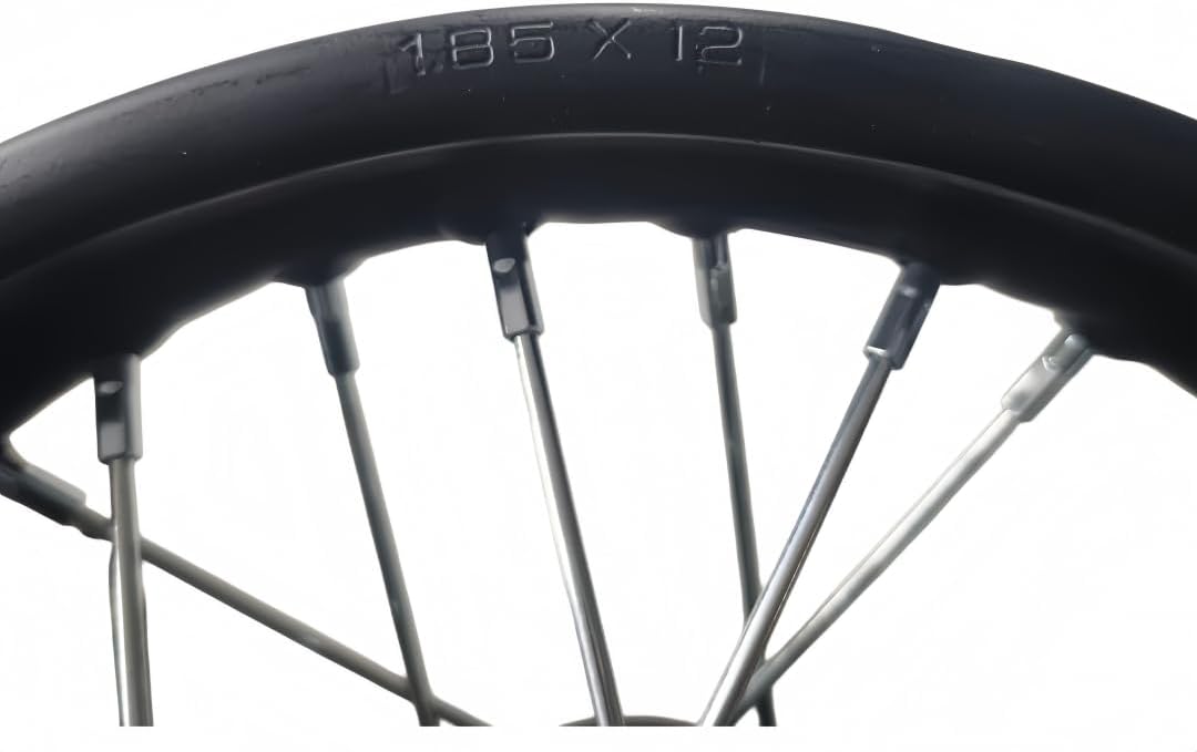 12" Rear Wheel Rim for 110cc 125cc Dirt Bike tao TTR SSR CRF Apollo 15mm Axle
