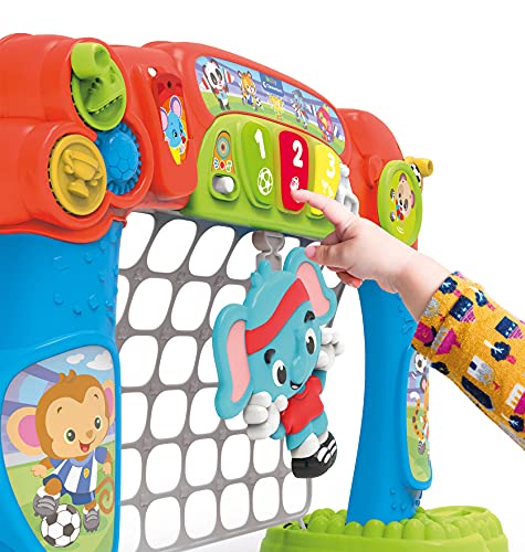 Clementoni- Tira e Segna Goleador Evolution, Porta...