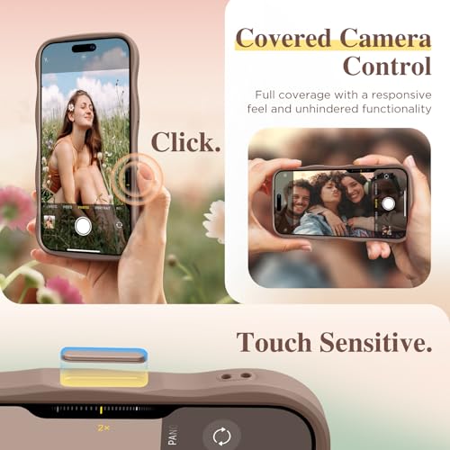 Image of GVIEWIN for iPhone 17 Pro Max Case Compatible with MagSafe Curly Wave Edge