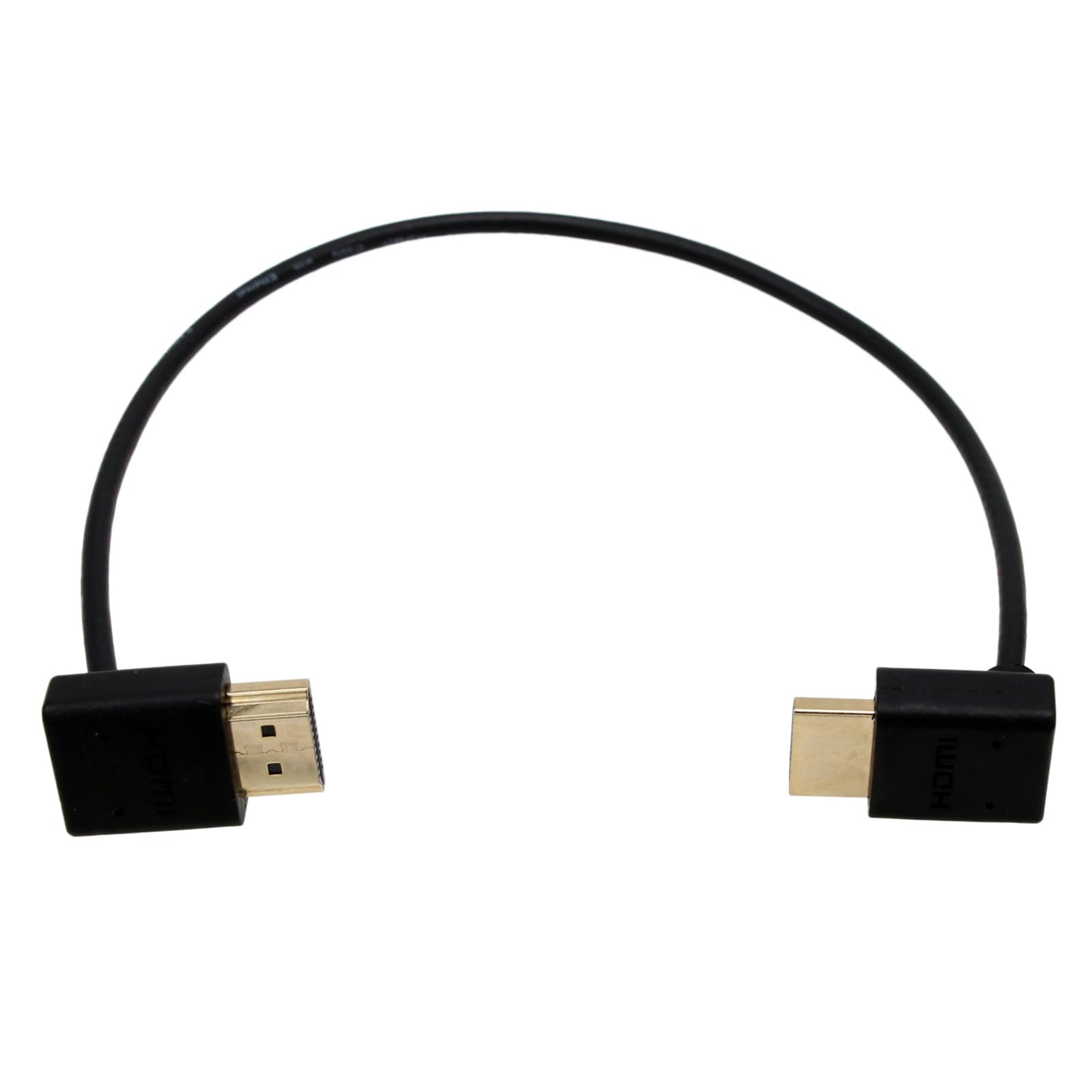 HDMI 8K 30p 4K 60p UHD Cable for ATOMOS Shinobi Portkeys BM5 FEELWORLD Blackmagic Video Assist 4K Monitor Sony FX9 Canon EVA-1 Camera Type A HDMI 2.1 L-Shape 30cm