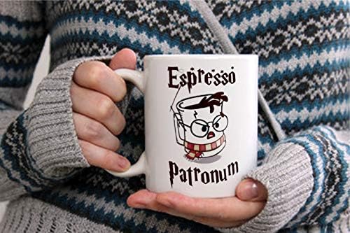 Espresso Patronum Potter Themed 11oz Ceramic Mug/Cup - Harry P - Giftable Foam Box Protection - Image 2