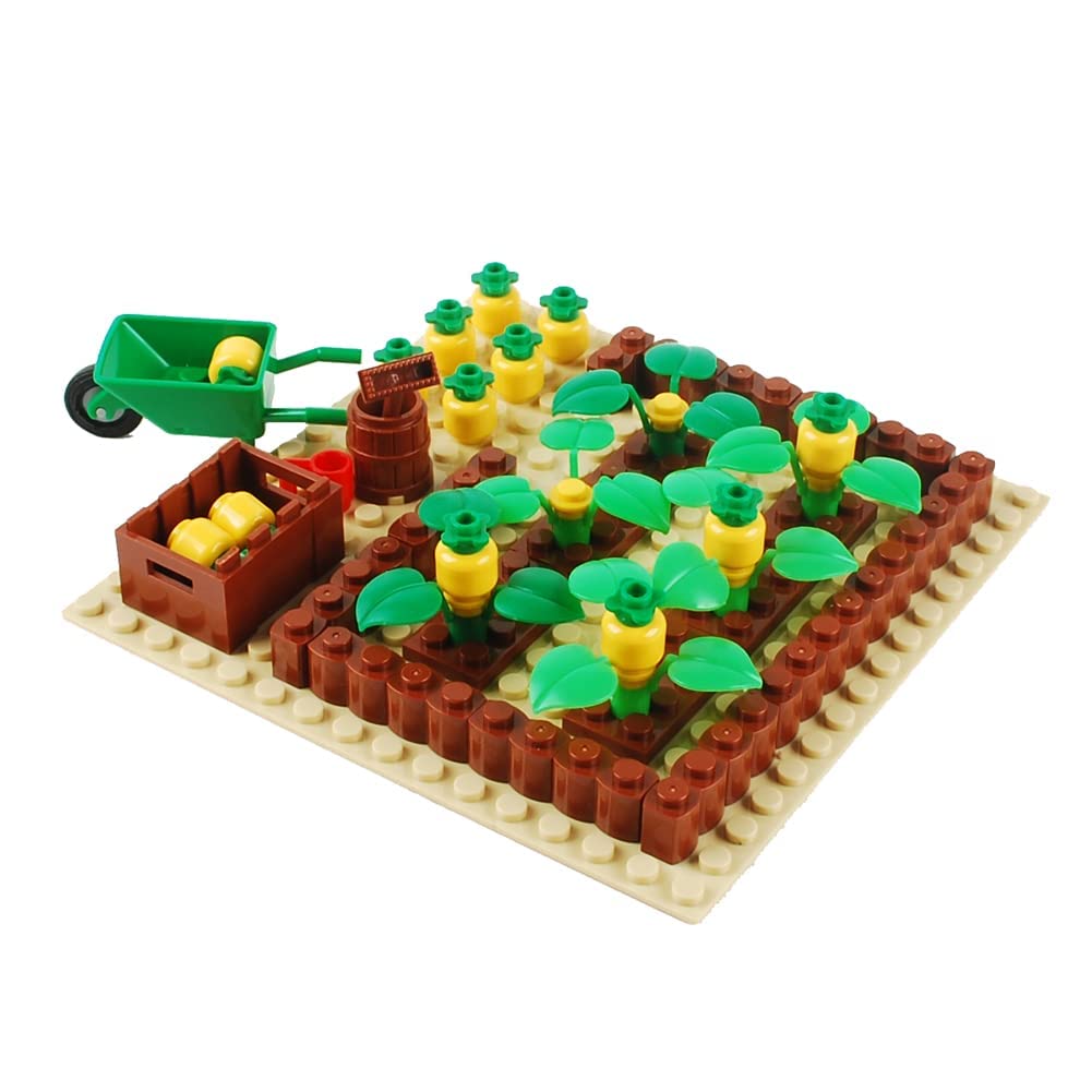 Snapklik.com : Farm Field Set Building Blocks Plant Animal Crops ...