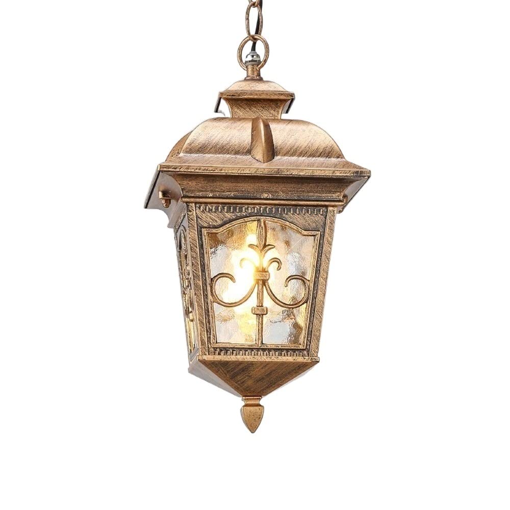 Suspension extérieur IP54 étanche en bronze pour sublimer l'ambiance de votre porche E27