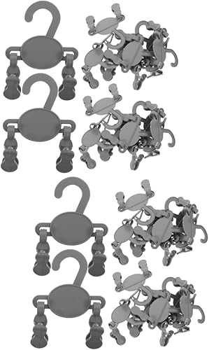 Miniatura 1 de Cabilock 20 clips para zapatos para bebé, ganchos para secar alimentos, colgadores para botas, colgar ropa, bolsas colgantes, ganchos para colgar