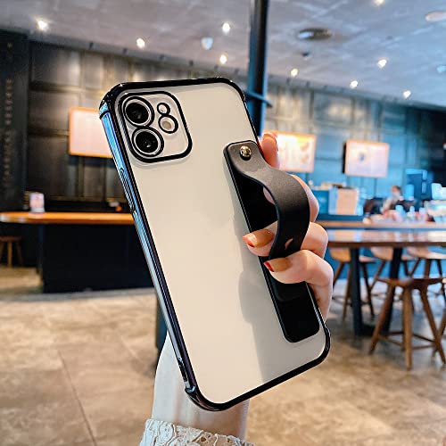 Housse de protection antichoc pour iPhone 14 en TPU souple haut de gamme avec porte-bracelet