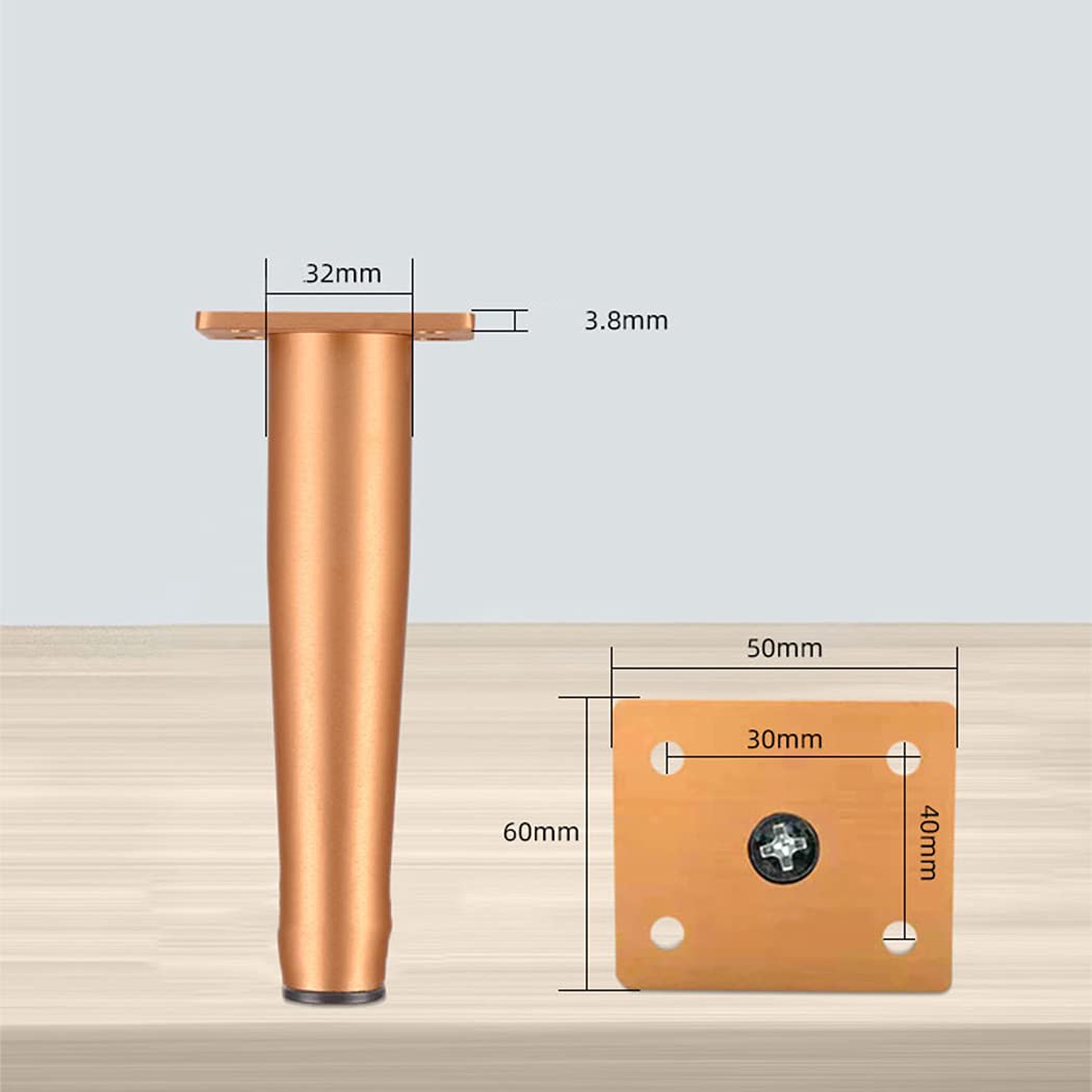 Patas para muebles de aleación de aluminio, Patas ajustables para muebles, Patas de repuesto para sofá, Patas de Metal para sofá, Patas para escritorio, cama, elevadores para muebl