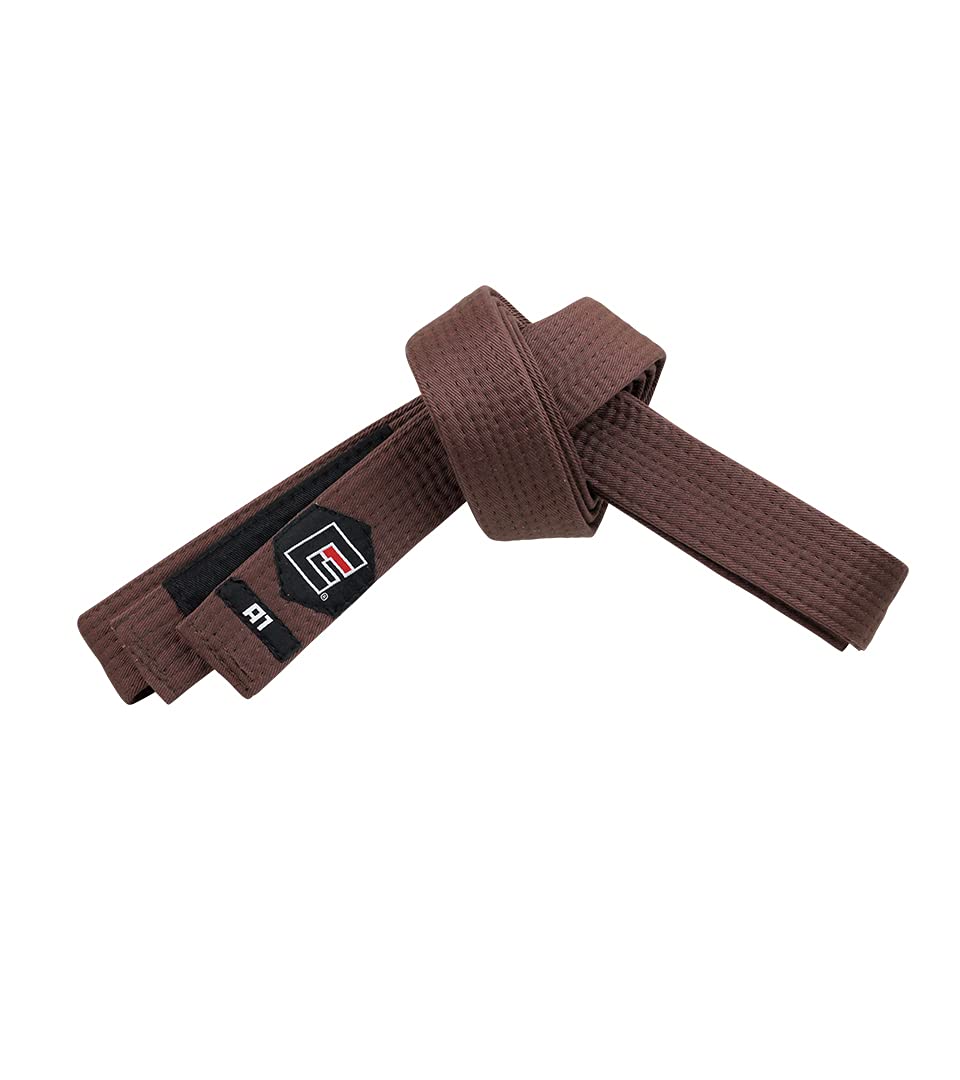 Combat Corner BJJ GI Belt Brown A3