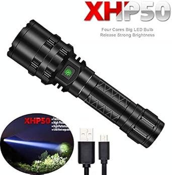 Rechargeable Flashlight MINCHEN Waterproof Tactical Photo