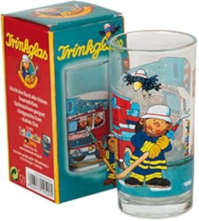 Lutz Mauder 19520 Trinkglas mit Feuerwehrwagen-Aufdruck