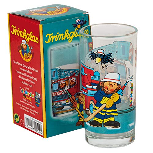 Lutz Mauder 19520 Trinkglas mit Feuerwehrwagen-Aufdruck