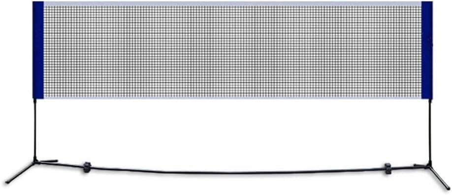 Badminton Net 4m, Badminton Net Set, Badminton Net for Garden with Poles, Comes with 2 Badminton Rackets, 12 Shuttlecocks