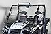 TerraRider Tilting UTV Windshield Compatible with Polaris Ranger (2009 XP+ Round Roll Bars) - Standard 3/16