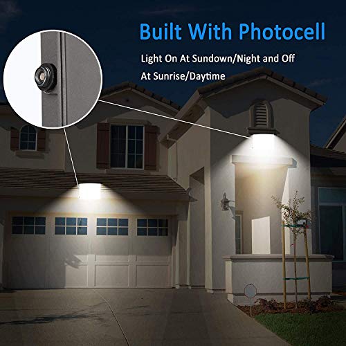 Ledmo Led Wall Pack Light 120W 5000K With Dusk-To-Dawn Photocell 16200Lm Commercial Security Lights 600W Hps/Hid Equivalent Led Flood Light For Stadium, Garage, Yard #TOP1