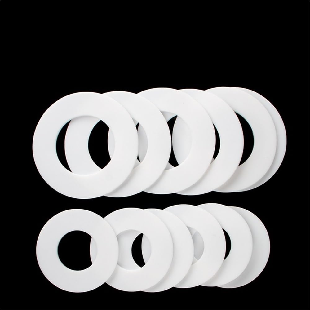 Rondelle di gomma, Anello di tenuta del distanziatore della guarnizione rondella piatta in PTFE Confezione da 50 ID M8-M8.3 Spessore 0,2 mm-1 mm(M8.1x14x0.3mm)