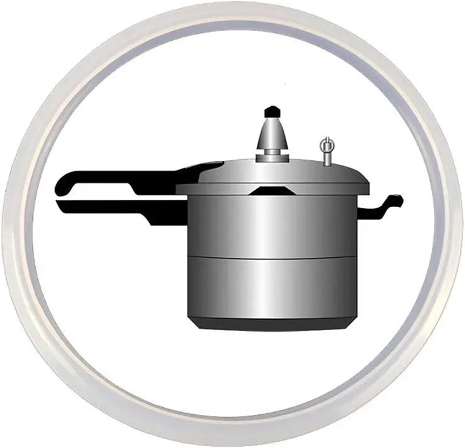 Pressure Cooker Silicone Sealing Ring High Temperature Resistant Rubber Kitchen Accessories 18cm(32cm)