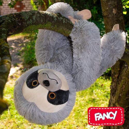 FANCY Faultier Kuscheltier 30 cm Kuschel Faultier Plüsch Sloth Stofftier Plüschtier Süß Plush lustige Geschenk für Kinder und Erwachsene, Mädchen und Jungen