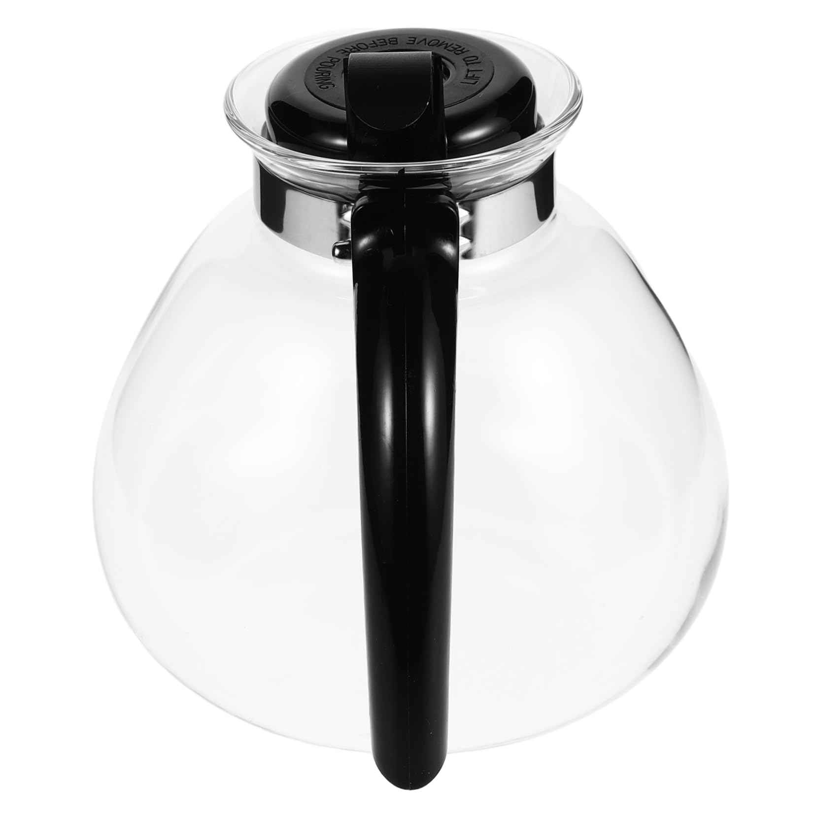 PRETYZOOM Drip Coffee Kettle Insulated Tea Pot Large Capacity Safe Handle Stovetop Teapot Warmer Fast Boiling for Daily Use Office Camping