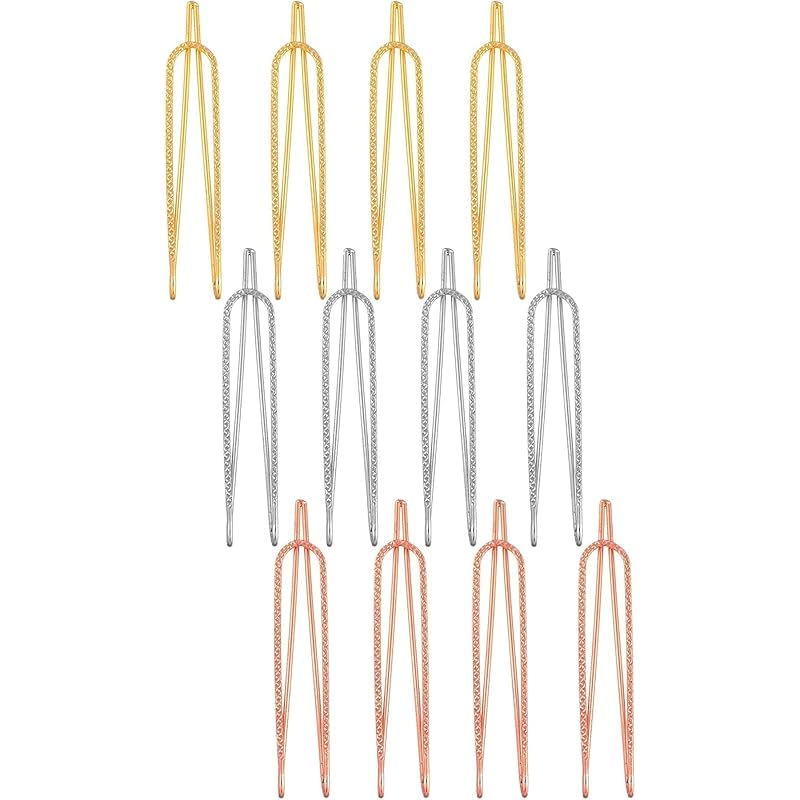 Glaze U Saree & Dupatta Pins for Women – Strong Holding Clips for Pallu, Waist Pleats & Heavy Sarees | Pack of 12-picture-47
