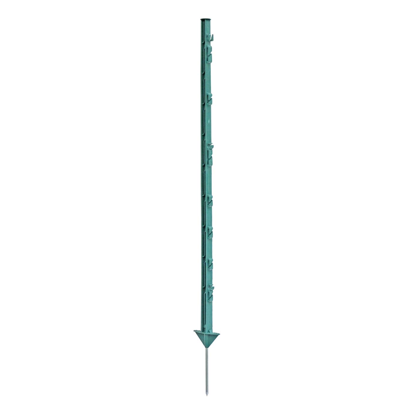 VOSS.farming 20x Poste para Pastor eléctrico, Largo 105 cm, 10 Ojales, Verde