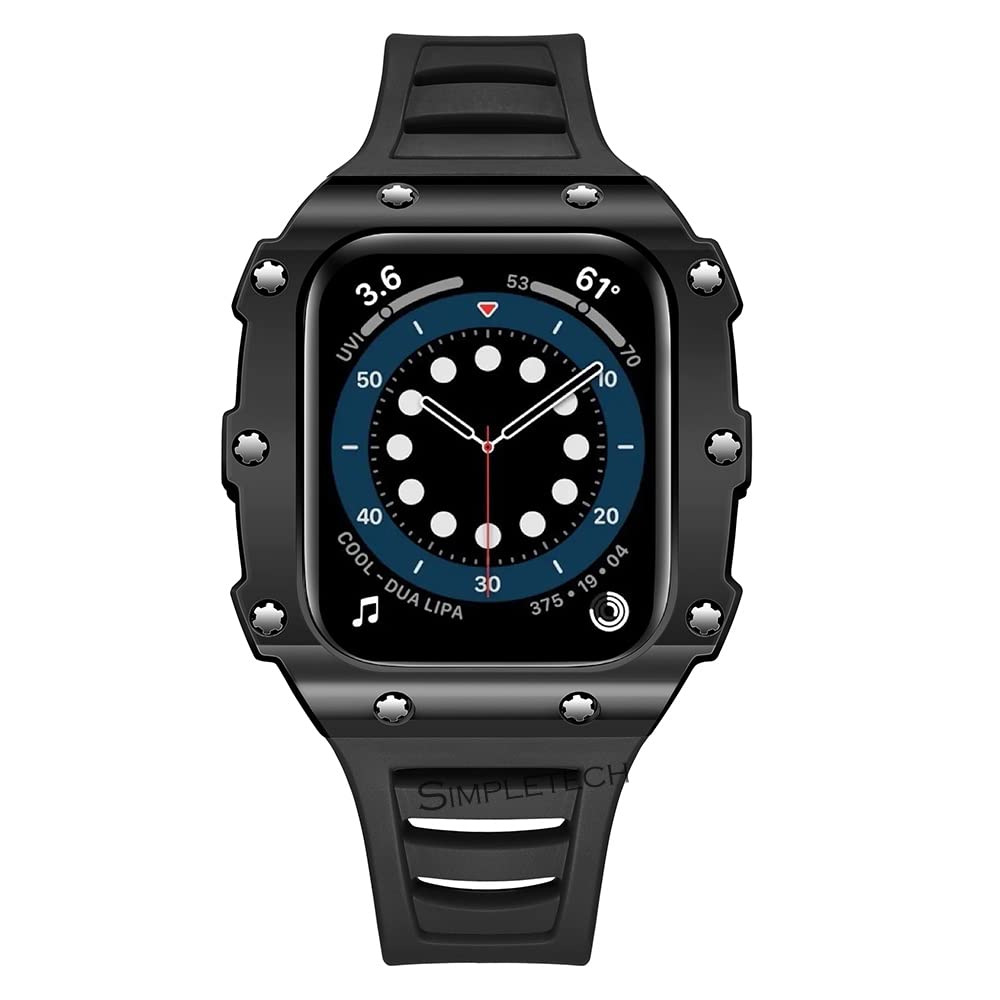 Kit de modification Apple Watch strap case 45mm 44mm 41mm céramique - 8