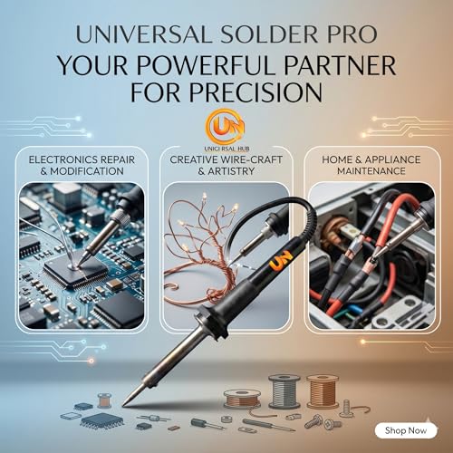 Image of 60W Soldering Iron for Heavy-Duty Wiring & Repairs