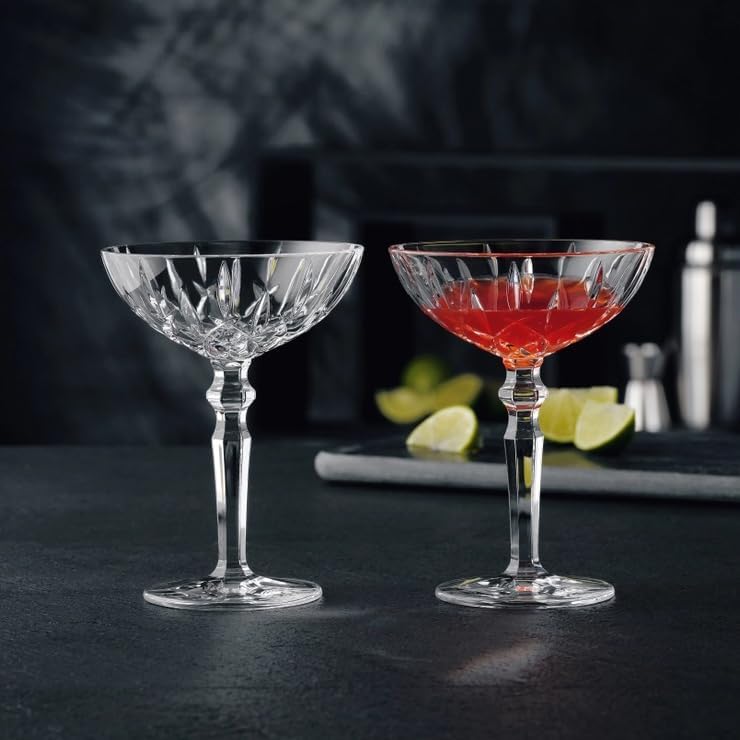 HISTORY COMPANY Chez Paree 1933 Nightclub-Inspired Chicago Cocktail Coupe Glass – 2-Piece Set for Craft Cocktails (Gift Box Collection) - Image 5