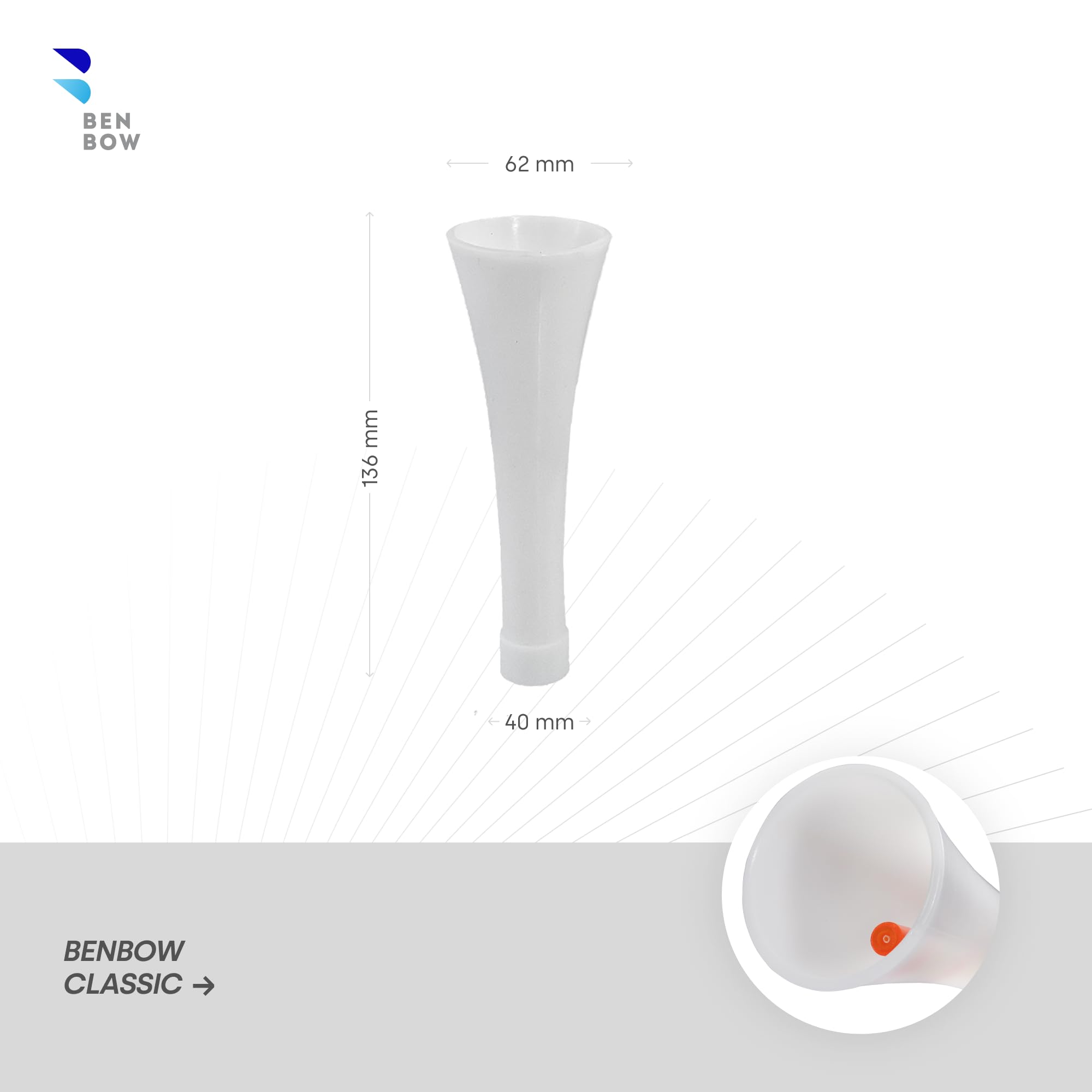 BenBow Juego de Piezas de Repuesto: Tubo de Plástico (014) + Tubo con Cepillo (015) + Tubo con Acero Inoxidable (016) - para Pistola de Limpieza, de Aire, de Soplado - Compatibles con la Serie Classic