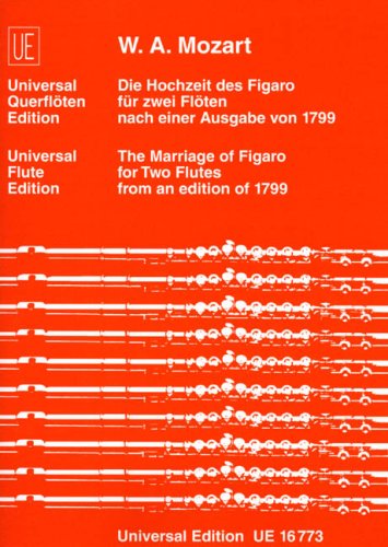 Mozart: The Marriage of Figaro (Le nozze di Figaro) for 2 flutes, K. 492