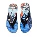 Quiksilver Molokai Layback, Zapatos de Playa y Piscina para Hombre, Azul (Black/Orange/Blue...