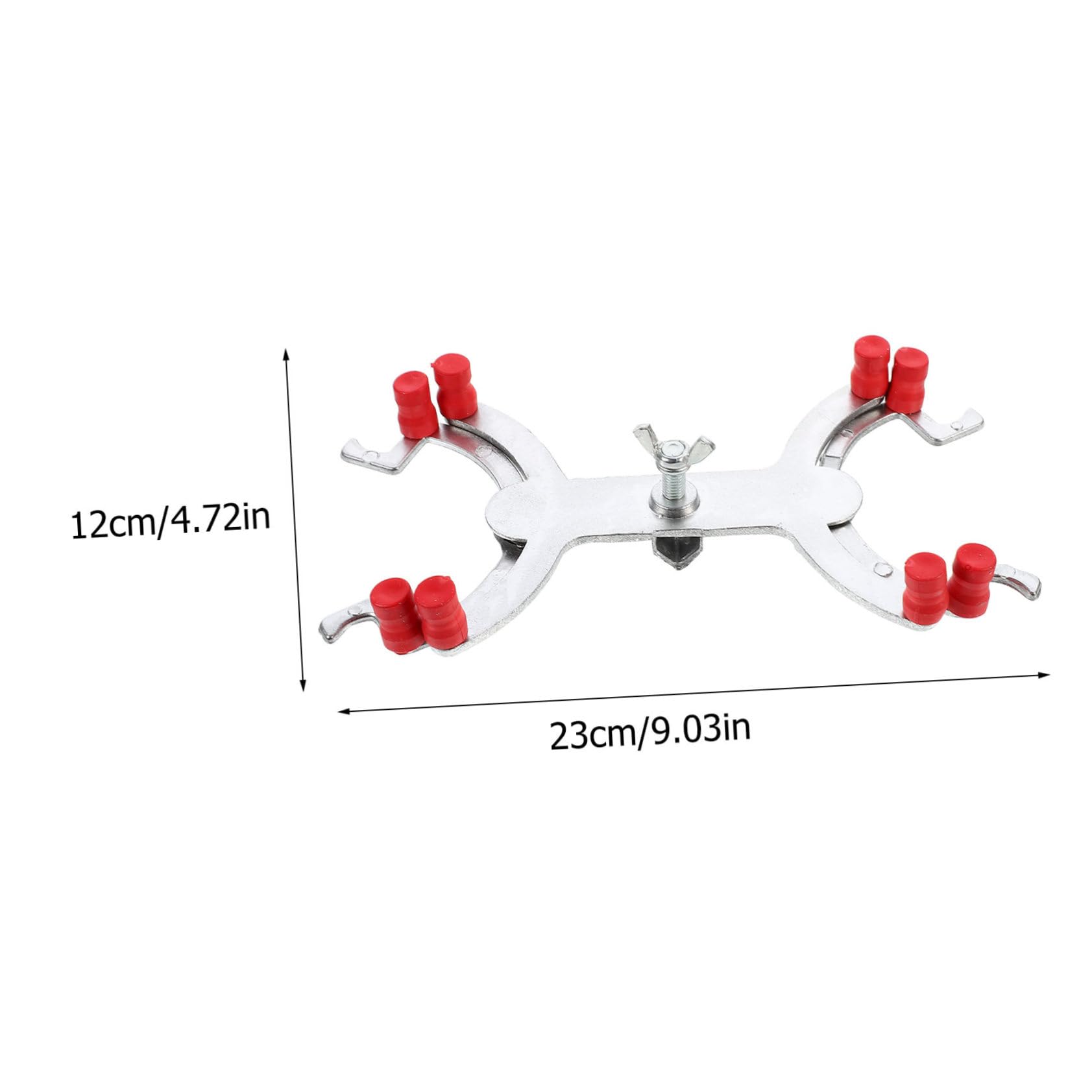 Alipis 5 Stück Titrationstisch Clip Chemie Zubehör Titrations Clip Klemme Labor Clips Für Titrationen Aluminium Clip Schulbedarf Experiment Silber Aluminiumlegierung