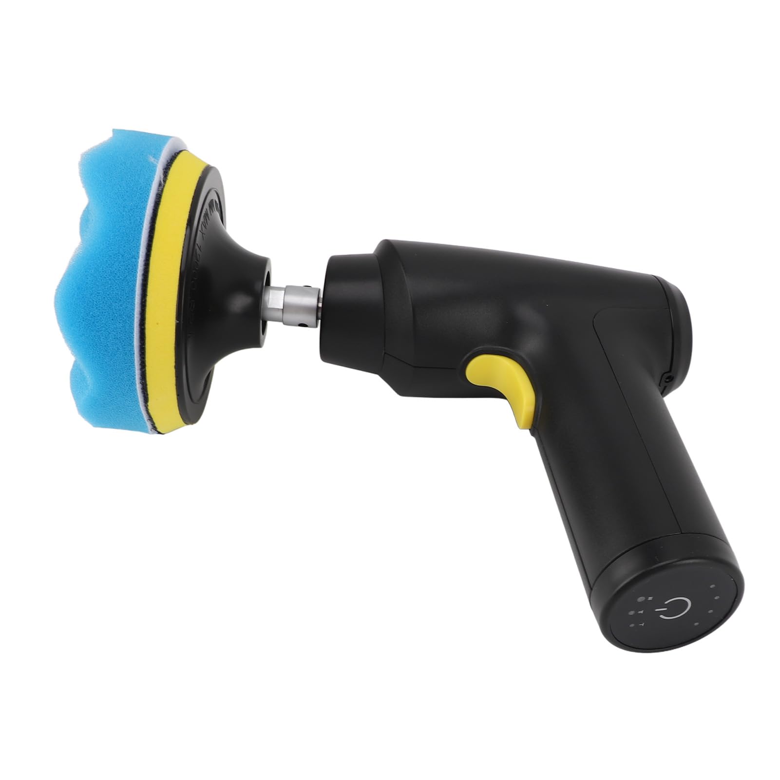 Ejoyous Akku-Pufferpolierer, ABS, USB, Wiederaufladbar, Akku-Wachsgerät, 3 Geschwindigkeiten, 1000, 1200, 1600 U/min, mit Licht, 2000 MAh, für Autowachs, Polieren, Schleifen