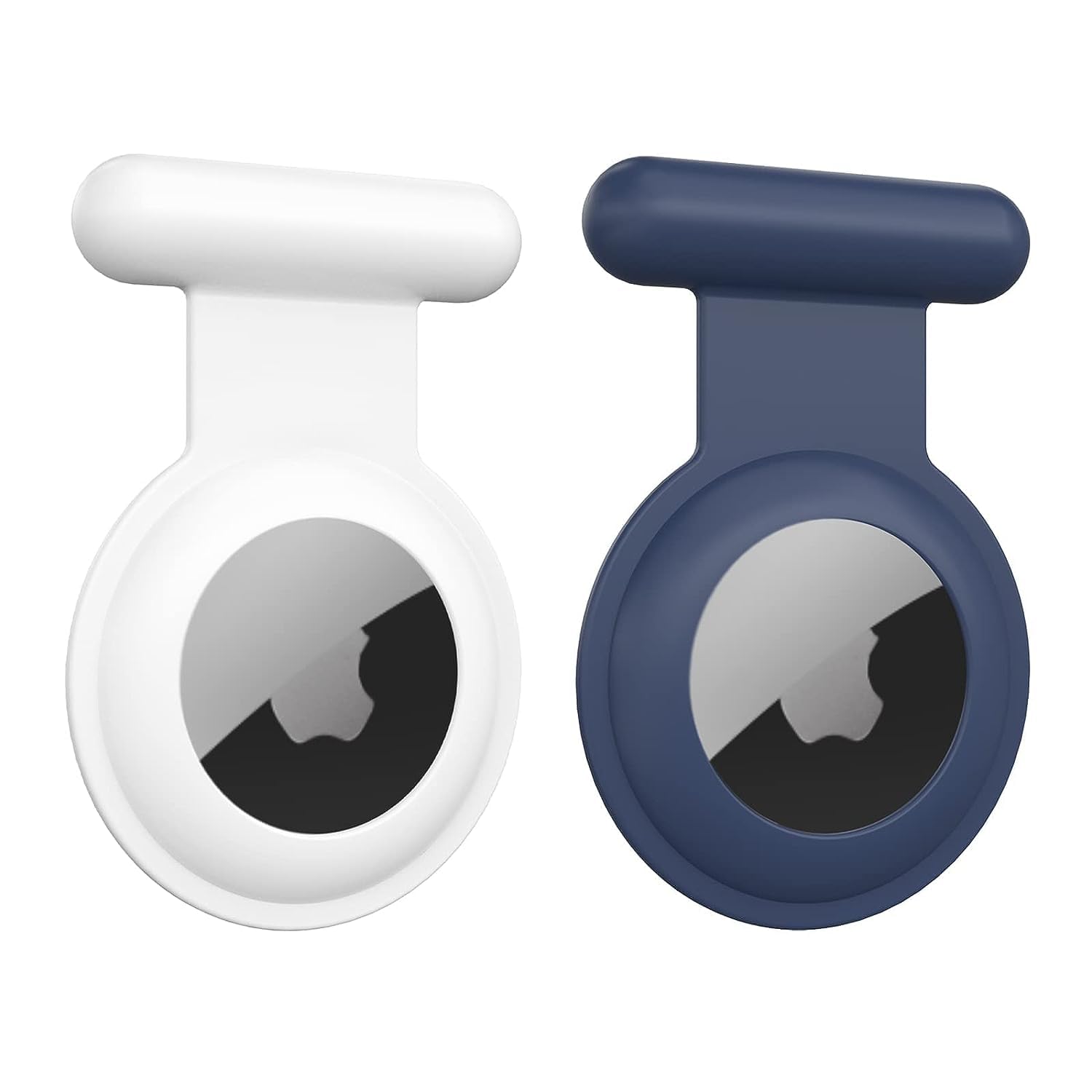 MAKINGTEC Holder with Brooch Pin for AirTag, Hidden for AirTag Case for Clothing, Suitable for Kids, Elder, Better Substitute for AirTag Accessories of Necklace, Wristband, Bracelet, Watch (2 Pack)