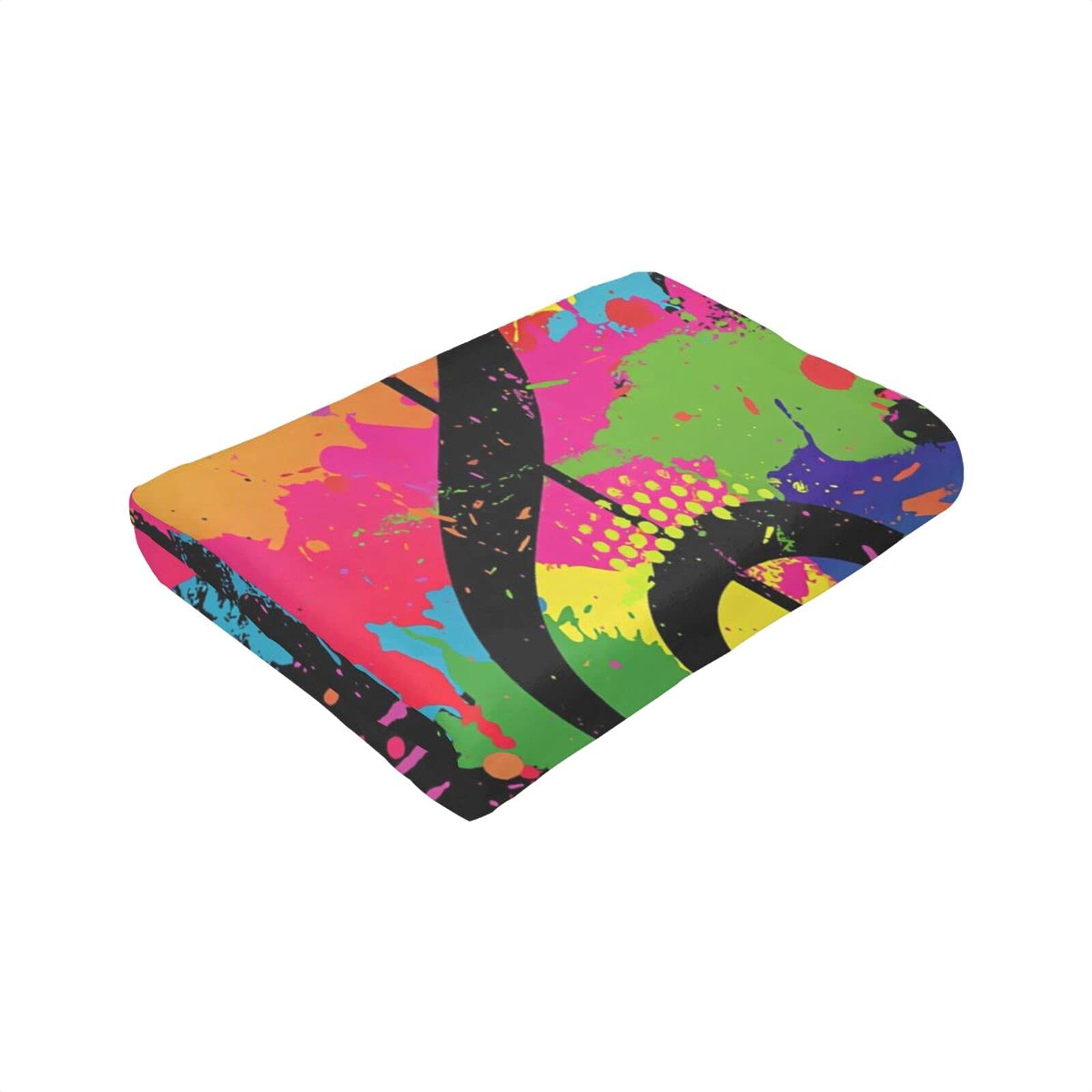 ADAhgu Coperta Note Musicali - 127x101 Cm Morbida Per Casa E Viaggi - Foto 3