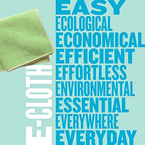 E-Cloth Chiffon de nettoyage multi-usage, Microfibre, Vert, Pack de 10 - Image 6