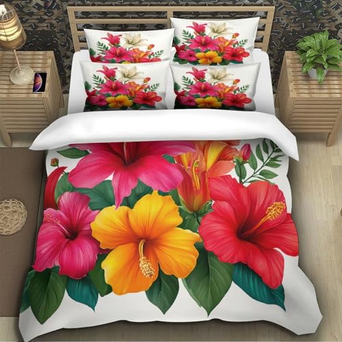 Linge de lit ultra doux en microfibre résitante imprimé 3D - 5