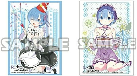 Amazon レムの誕生日生活17 Reゼロから始める異世界生活 リゼロ レム 大塚真一先生描き下ろしverアニメイラストver スリーブ 2種セット アニメ 萌えグッズ 通販