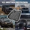 Protimat Floor Mat Custom for Dodge Ram 1500 SuperCrew Cab 2019-2024(New Body only), All Weather Waterproof TPE Floor Mats for Ram 1500 with Rear UnderSeat Factory Box 1st & 2nd Row Cargo Liner(3pcs) #5