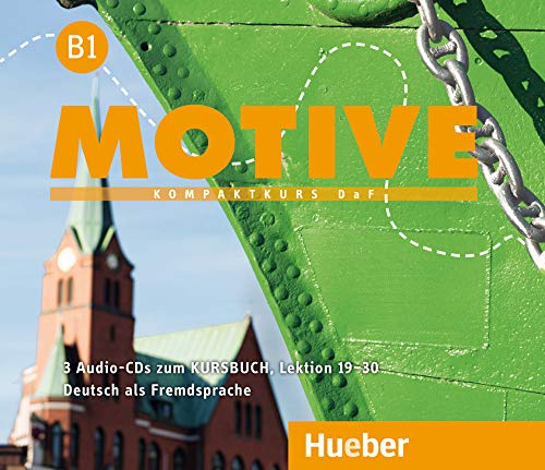 9783190618828 Motive. KompaktKurs DaF. B1. Con CD-Audio: Audio CDs B1 zum Kursbuch