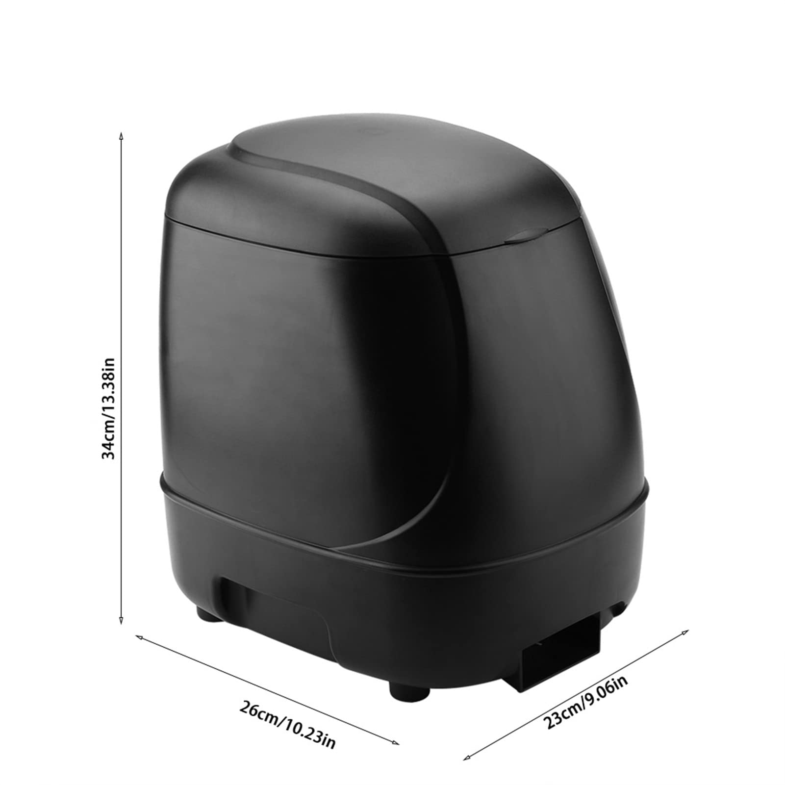Mangiatoia per Pesci Automatica da Esterno, Mangiatoia per Timer per le Vacanze per Acquario Timer per Distributore di Mangime per Pesci per Acquario per Laghetto (senza batteria)