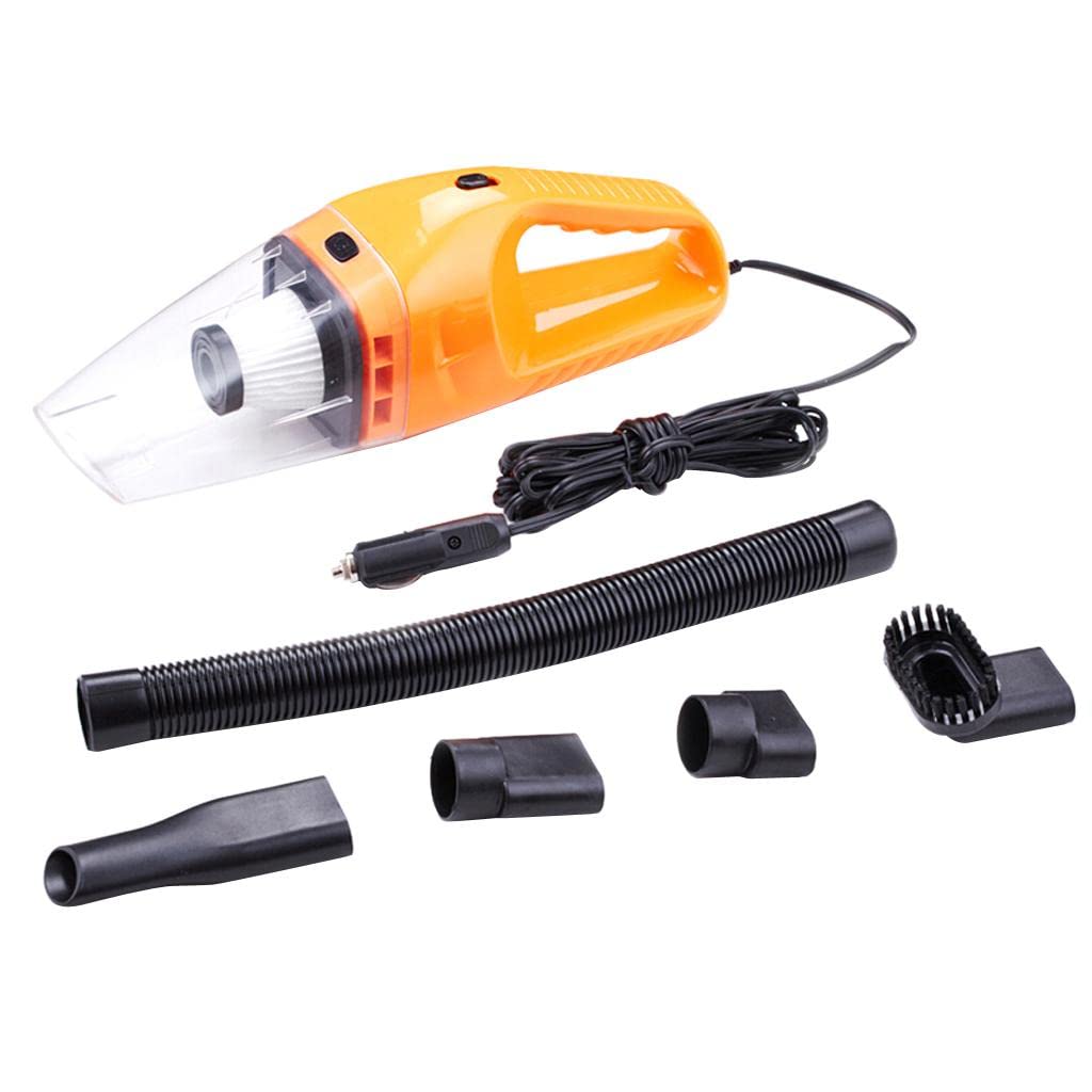 ATORSE 120W/12V Portable Vacuum Cleaner Dry Wet Dual Use High Power Orange-image-14