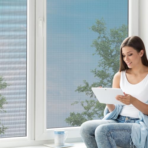 image for Amzjjle Windows Screen Replacement and Screen Door Repair Kit, 6Pcs Wi