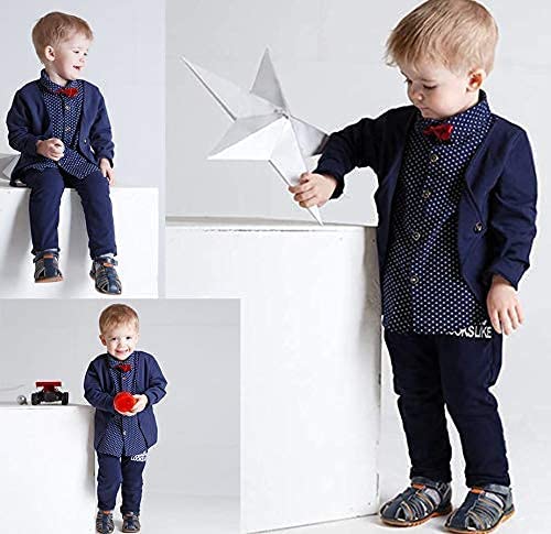 Image of Kidowears Cotton Boys Suit Set 4 Piece