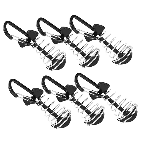 UPKOCH 6Sets Fish Bone Tent Stakes with Adjusting Rope Buckle Lightweight Ground Nails for Camping Outdoor Activities and Tent Anchoring