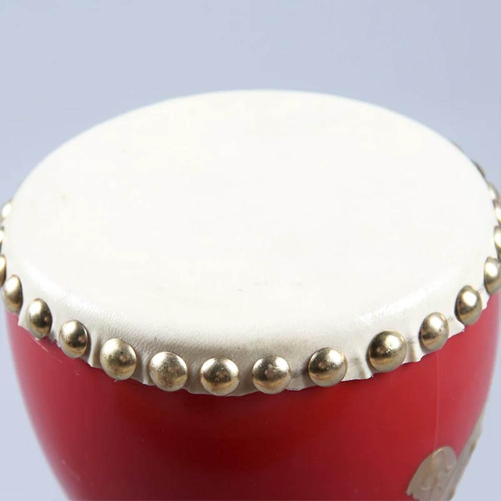 Tambor De Cintura Rojo Con Estampado De Dragón, Utilizado Para Festivales, Celebraciones, Vítores De Fanáticos Y Espectáculos De Danza