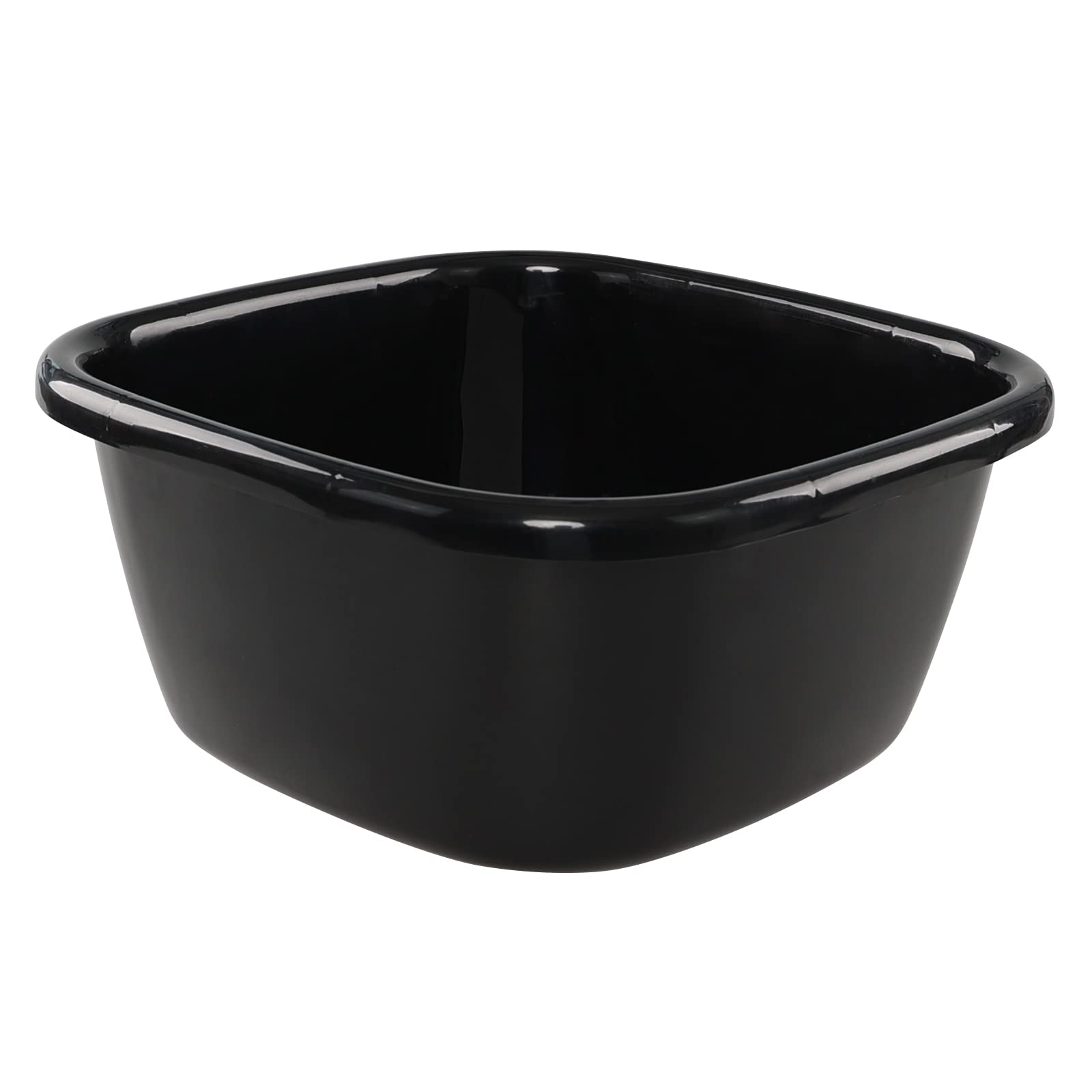 Bassine à vaisselle 17,7L Saedy noire pour éviter les éviers encombrés