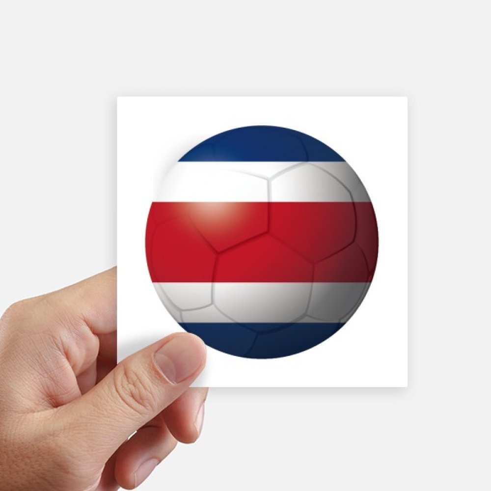 Drapeau Costa Rica de football autocollant pour personnaliser votre valise et moto au quotidien
