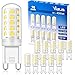 Price comparison product image G9 LED Bulbs Cool White, 3W Equivalent to 40W, LED G9 Light Bulb 6000K, CRI>85, 425LM, AC 220V - 240V, Non-dimmable, No Flicker, G9 Capsule Lamps for Crystal Ceiling Lights, 10-Pack Viaus