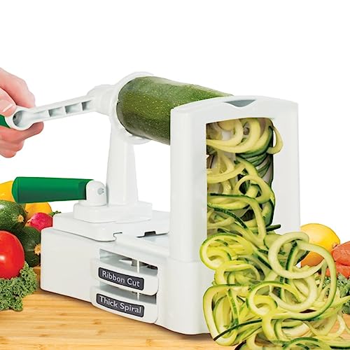 Fatiador Espiral Cortador de Alimentos Legumes Com 3 Laminas